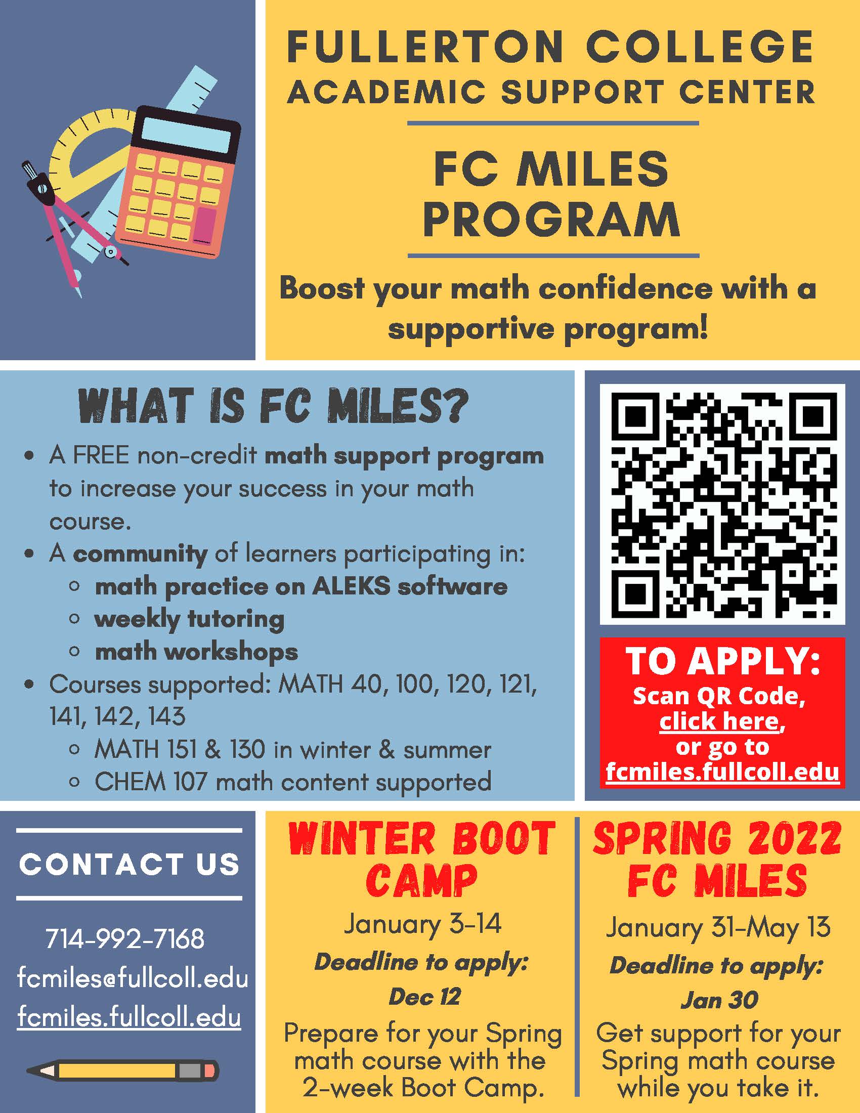 FC Miles Fall 2021 Flyer